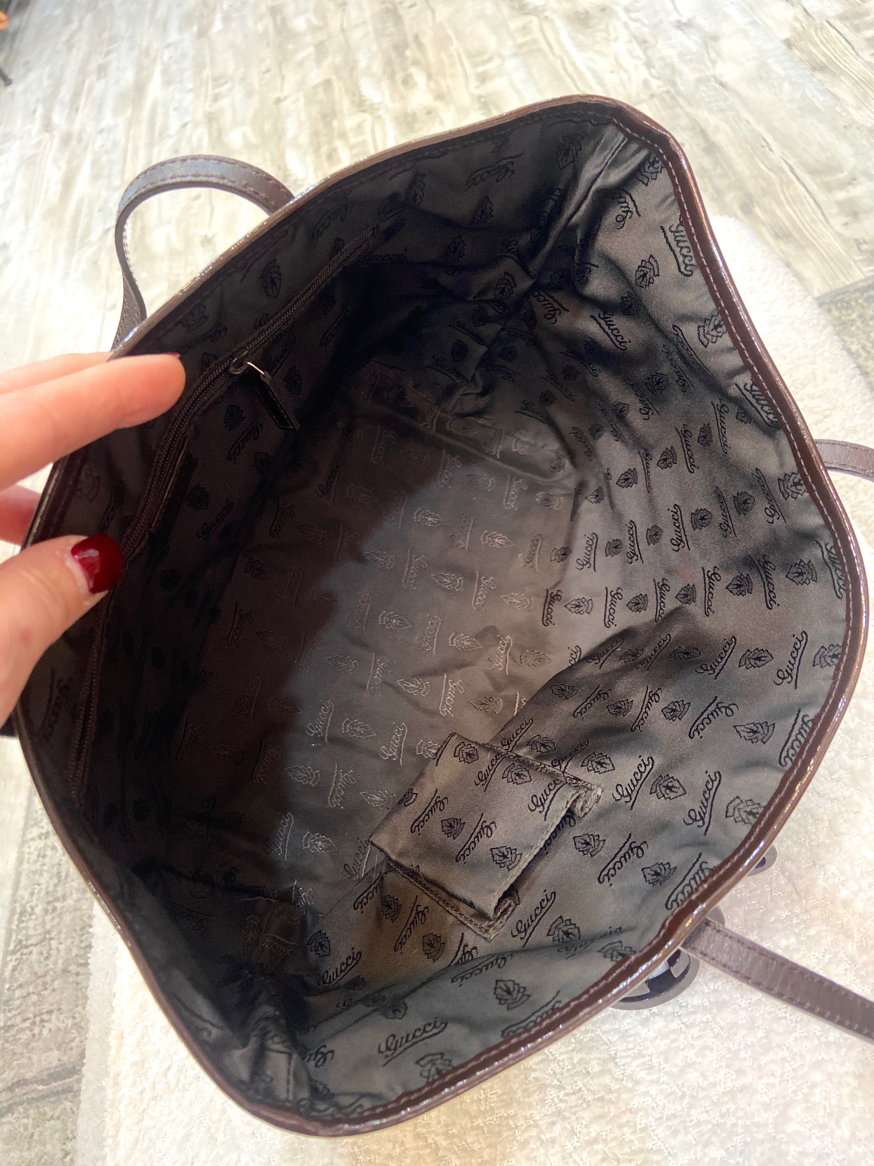 GUCCI GG MONOGRAM WEB SMALL JOLIE TOTE BAG