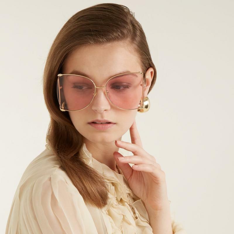 GUCCI OVERSIZED GG0252S SUNGLASSES