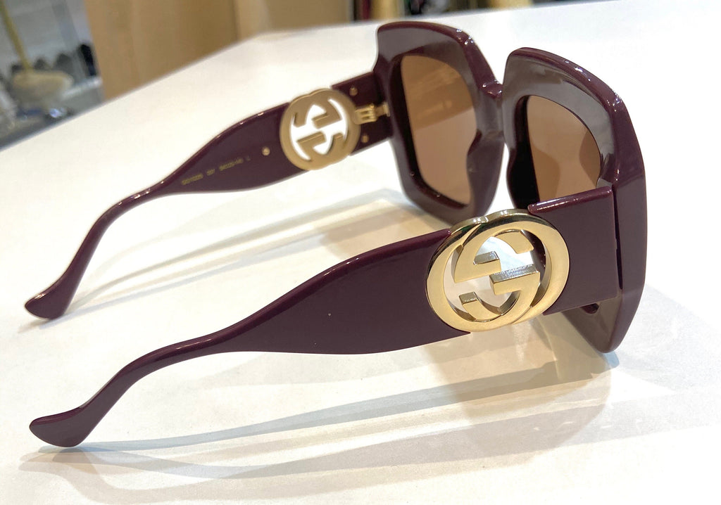 GUCCI GG OVERSIZED SQUARE SUNGLASSES