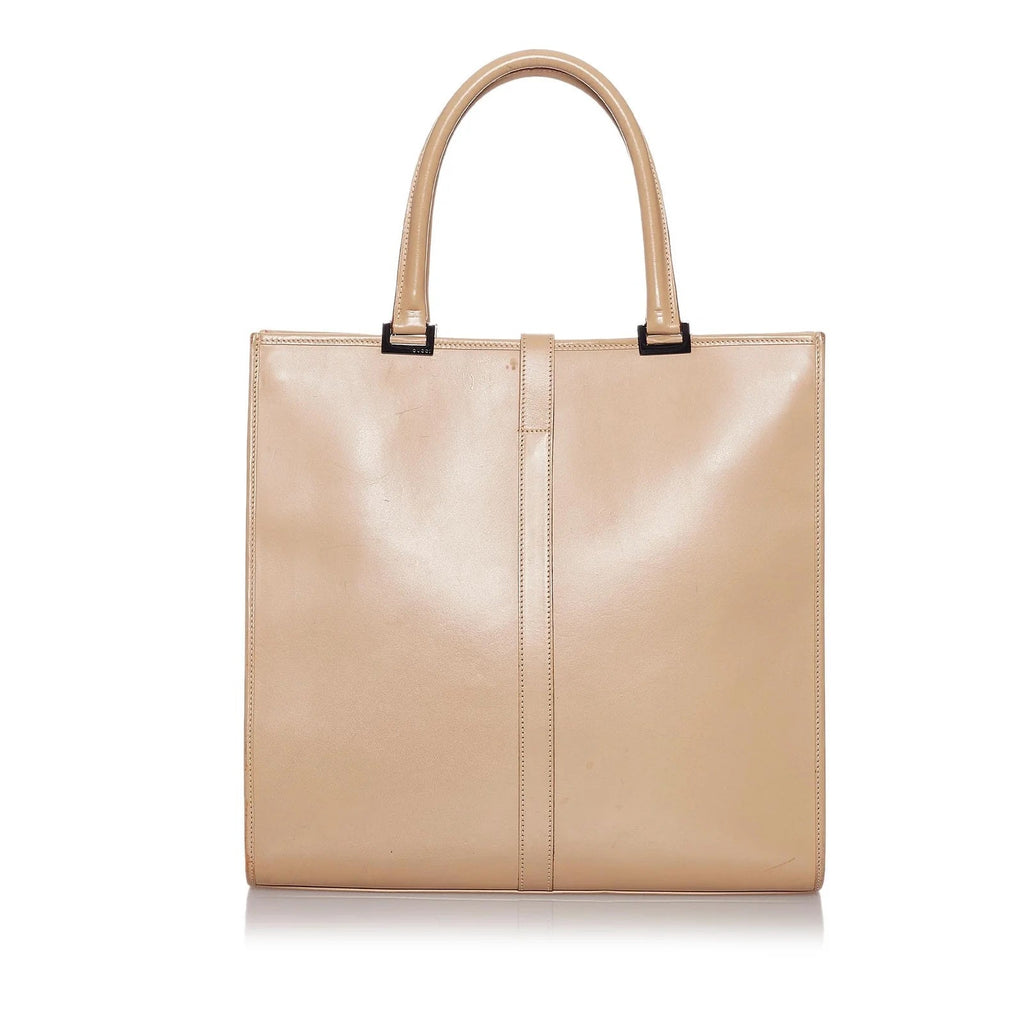 GUCCI PISTON LOCK JACKIE VINTAGE CALFSKIN TOTE BAG