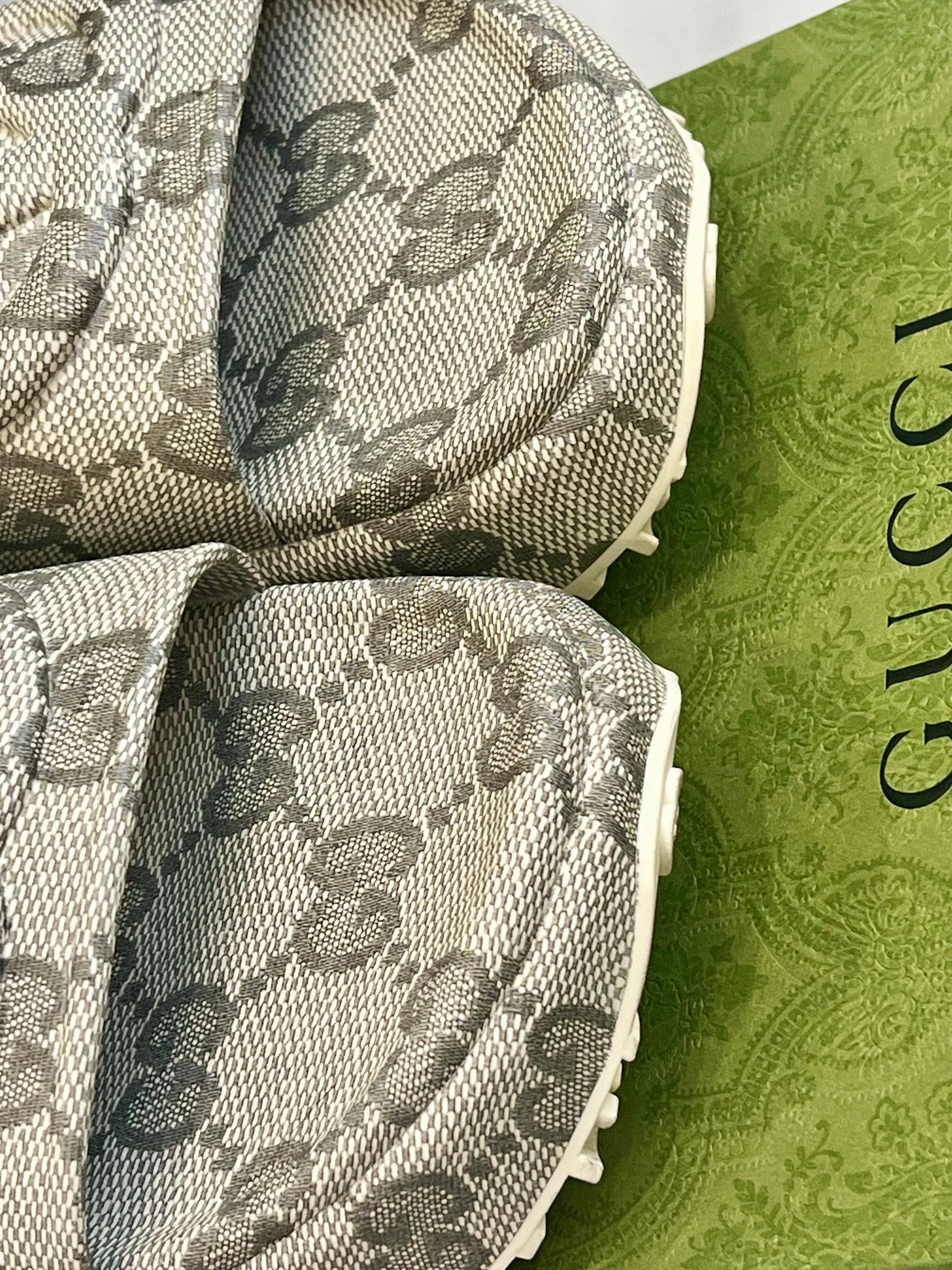 GUCCI GG MONOGRAM MIAMI PLATFORM SLIDES
