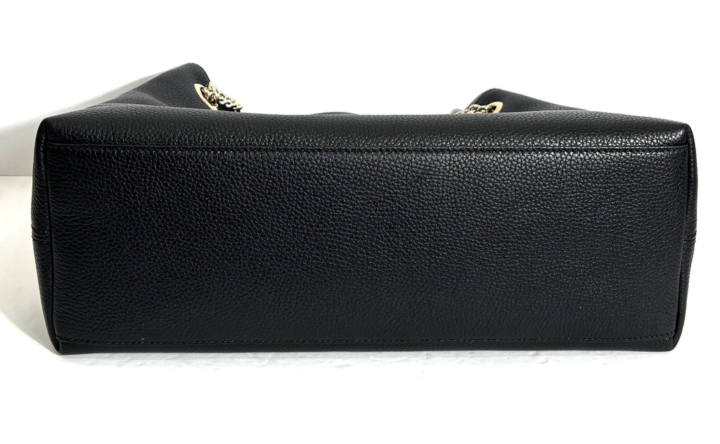 GUCCI PEBBLED CALFSKIN LEATHER MEDIUM SOHO CHAIN BAG