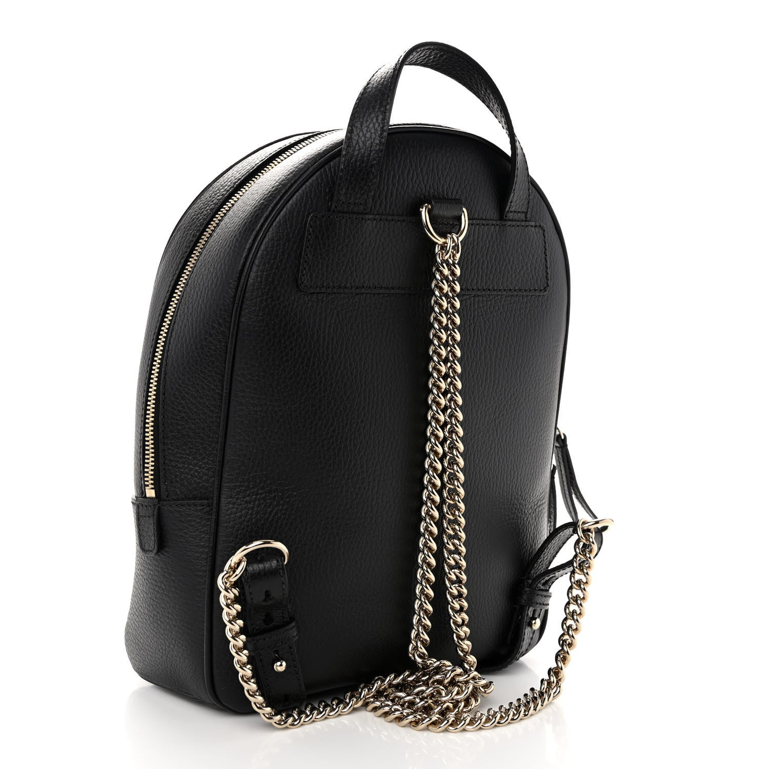 GUCCI PEBBLED CALFSKIN SOHO CHAIN BACKPACK