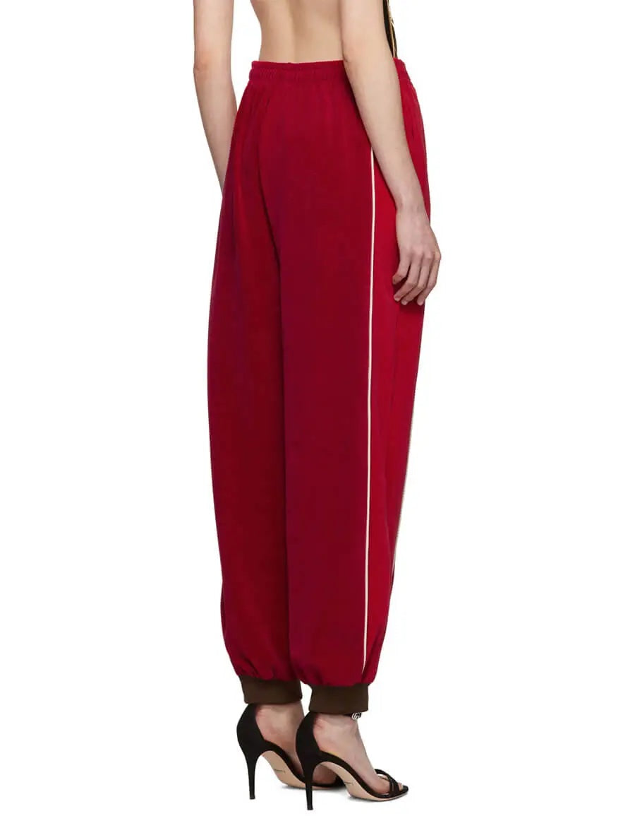 GUCCI CHENILLE DRAWSTRING LOUNGE PANTS
