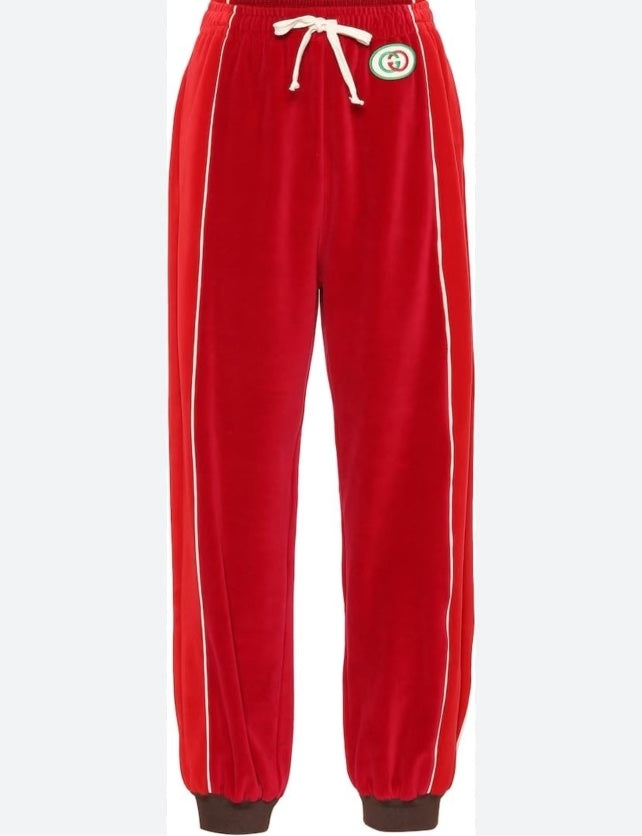 GUCCI CHENILLE DRAWSTRING LOUNGE PANTS