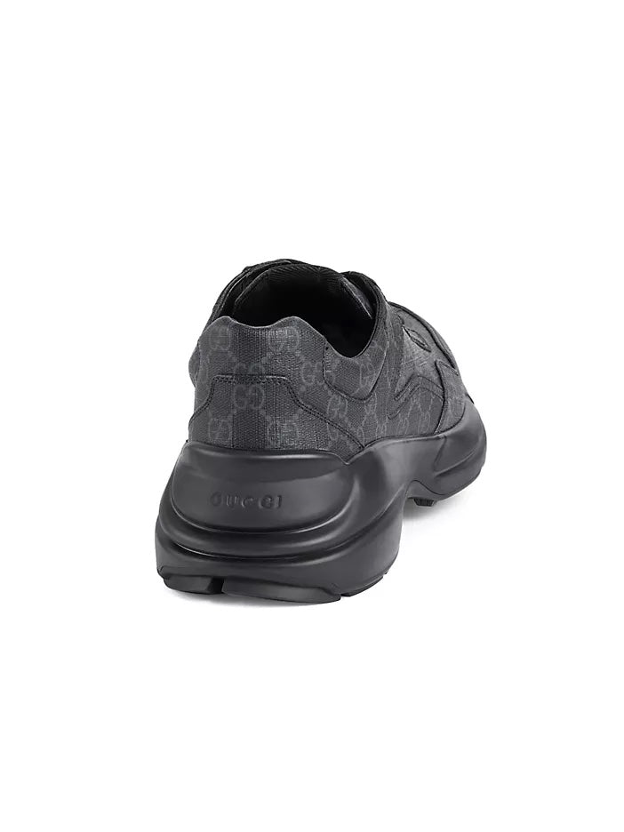 GUCCI GG RHYTON LOGO PRINT SNEAKERS