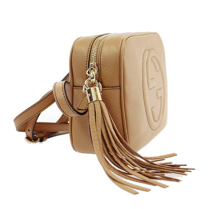 GUCCI SOHO CALFSKIN LEATHER  DISCO BAG-HS