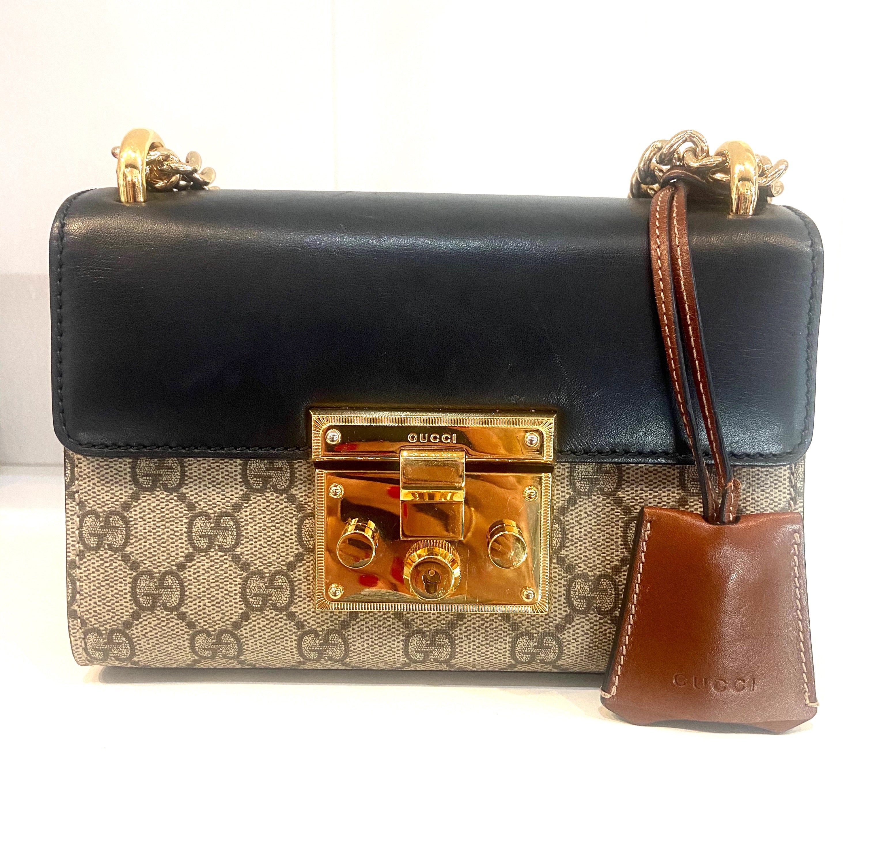 GUCCI PADLOCK SMALL GG SHOULDER BAG