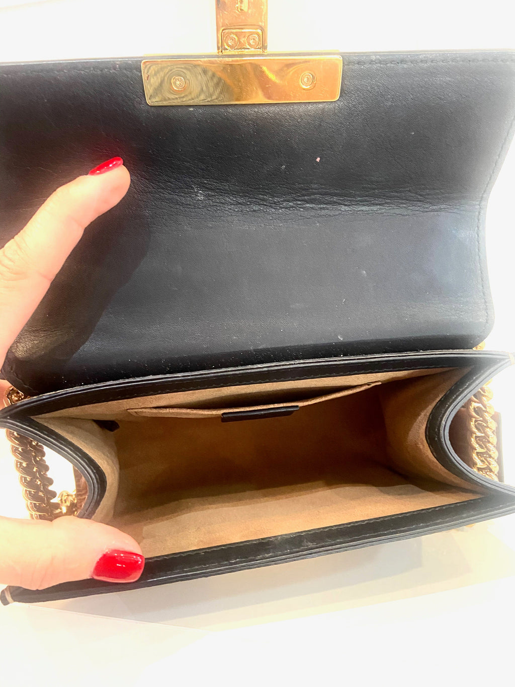 GUCCI PADLOCK SMALL GG SHOULDER BAG