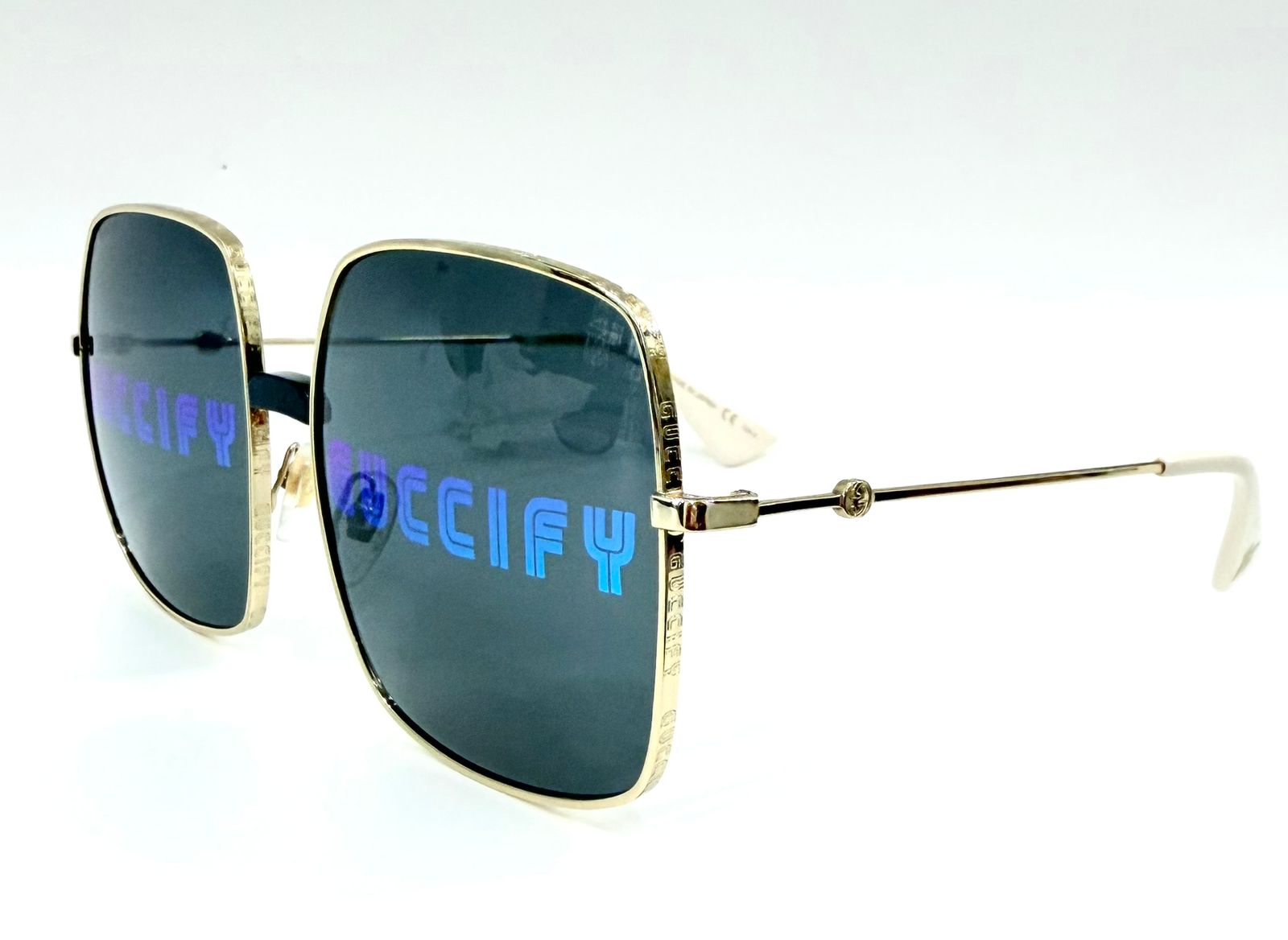 GUCCI SQUARE OVERSIZED GUCCIFY GG044 SUNGLASSES