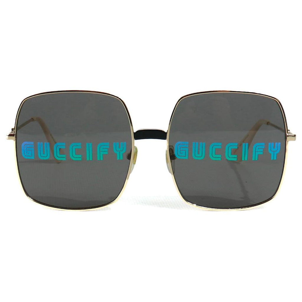 GUCCI SQUARE OVERSIZED GUCCIFY GG044 SUNGLASSES