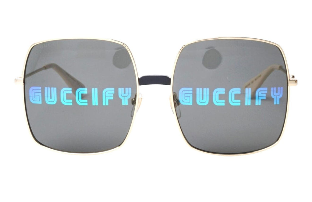 GUCCI SQUARE OVERSIZED GUCCIFY GG044 SUNGLASSES