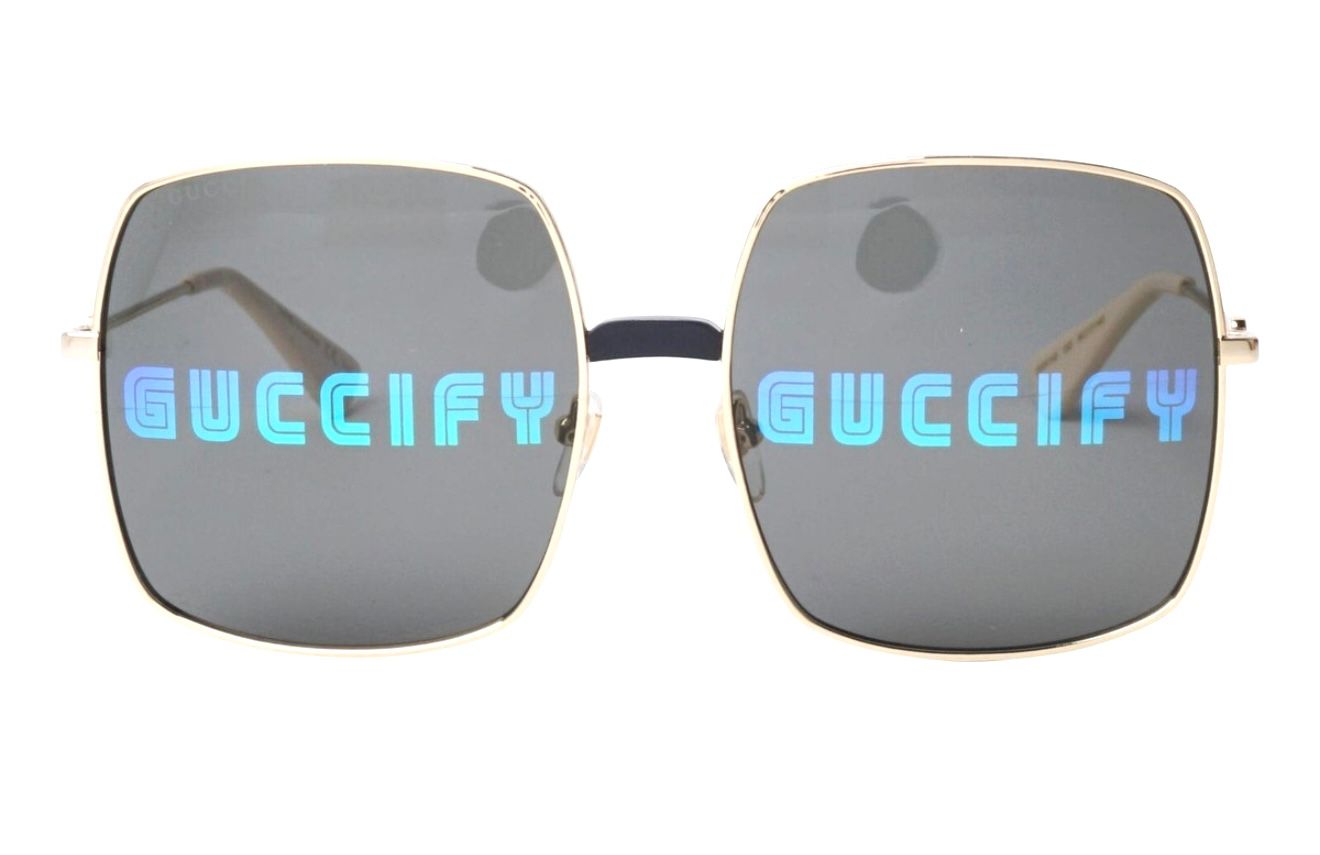 GUCCI SQUARE OVERSIZED GUCCIFY GG044 SUNGLASSES
