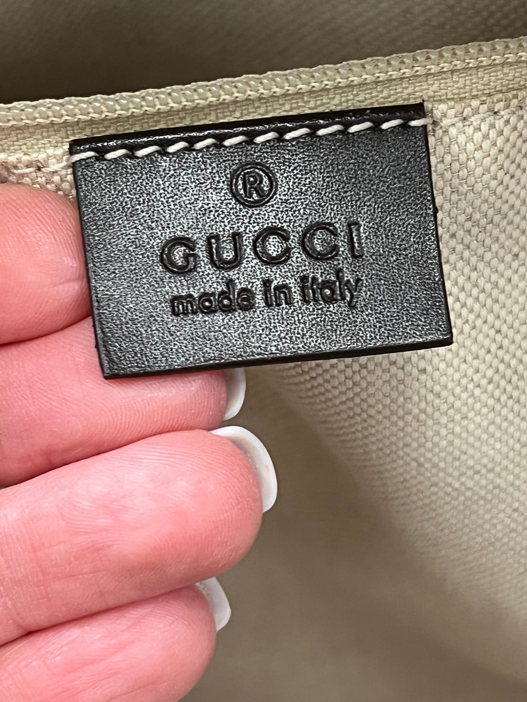 GUCCI SUKEY ORIGINAL GG TOP HANDLE BAG