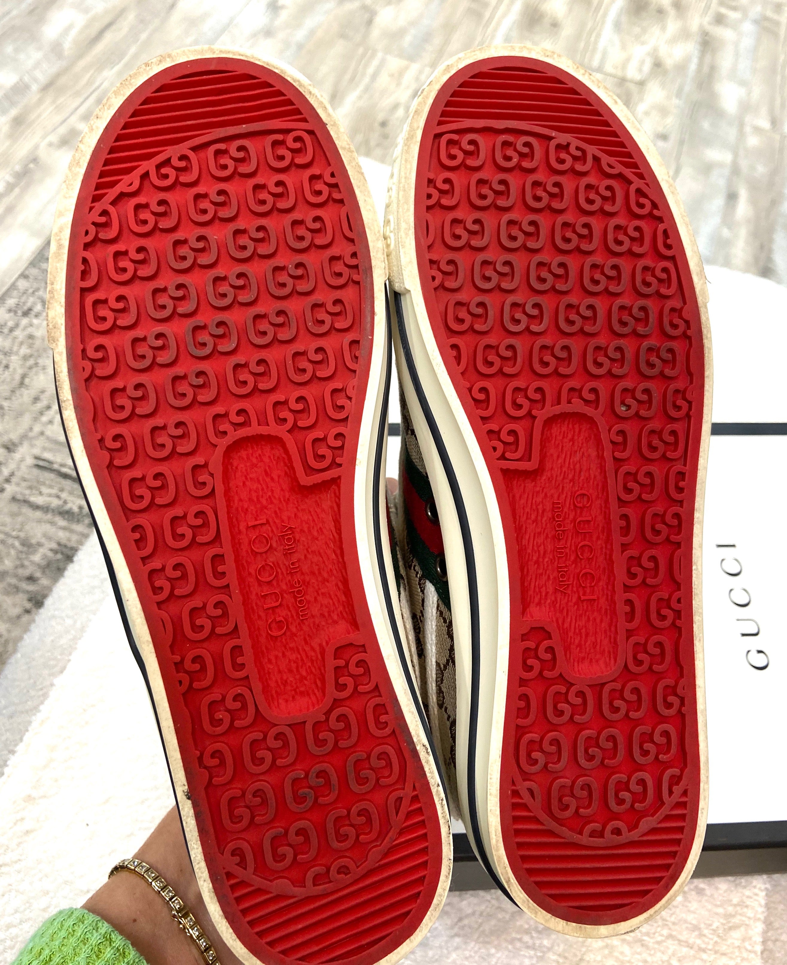 GUCCI TENNIS 1977 HIGH-TOP SNEAKERS