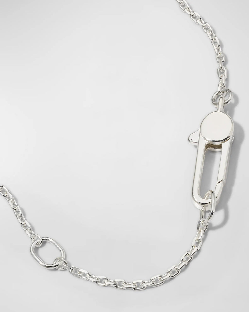 GUCCI 925 STERLING SILVER TRADEMARK HEART NECKLACE