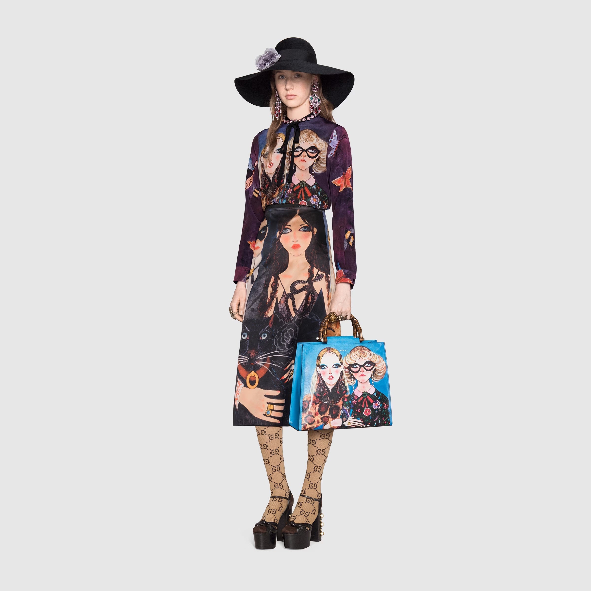 GUCCI UNSKILLED WORKER SILK SHIRT