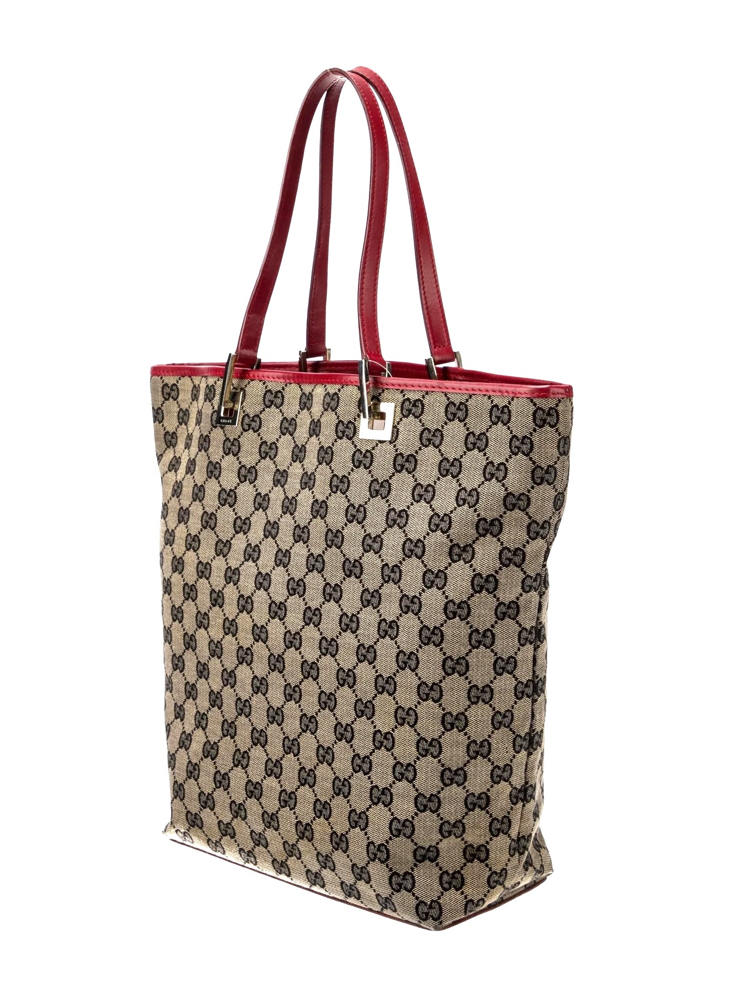 GUCCI GG SUPREME VINTAGE BRITT TOTE BAG