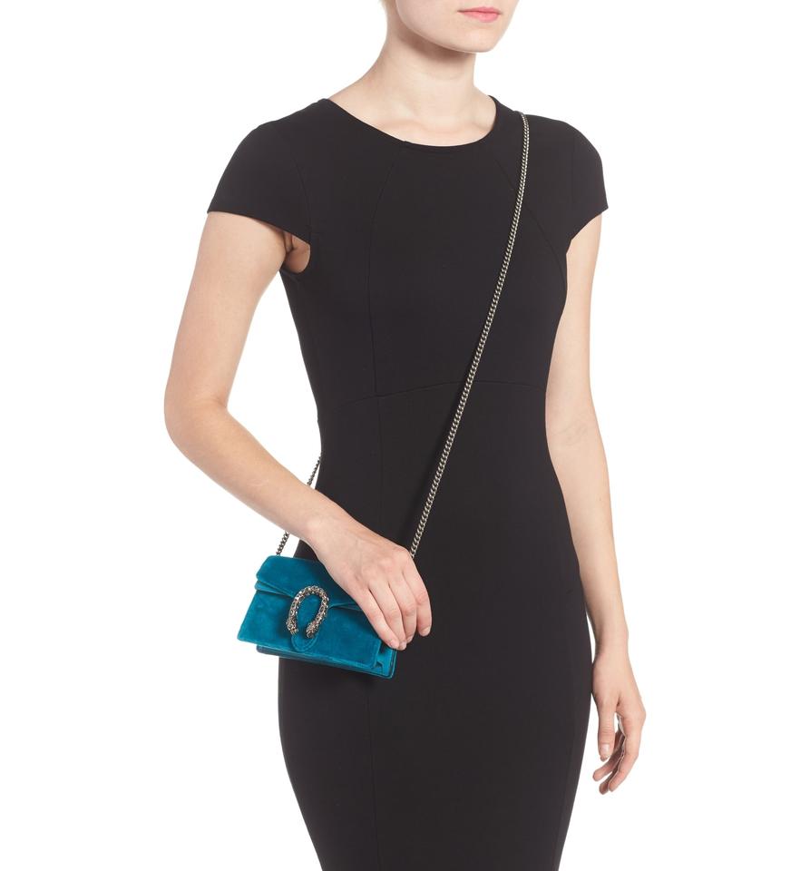 GUCCI DIONYSUS SUPER MINI VELVET SHOULDER BAG