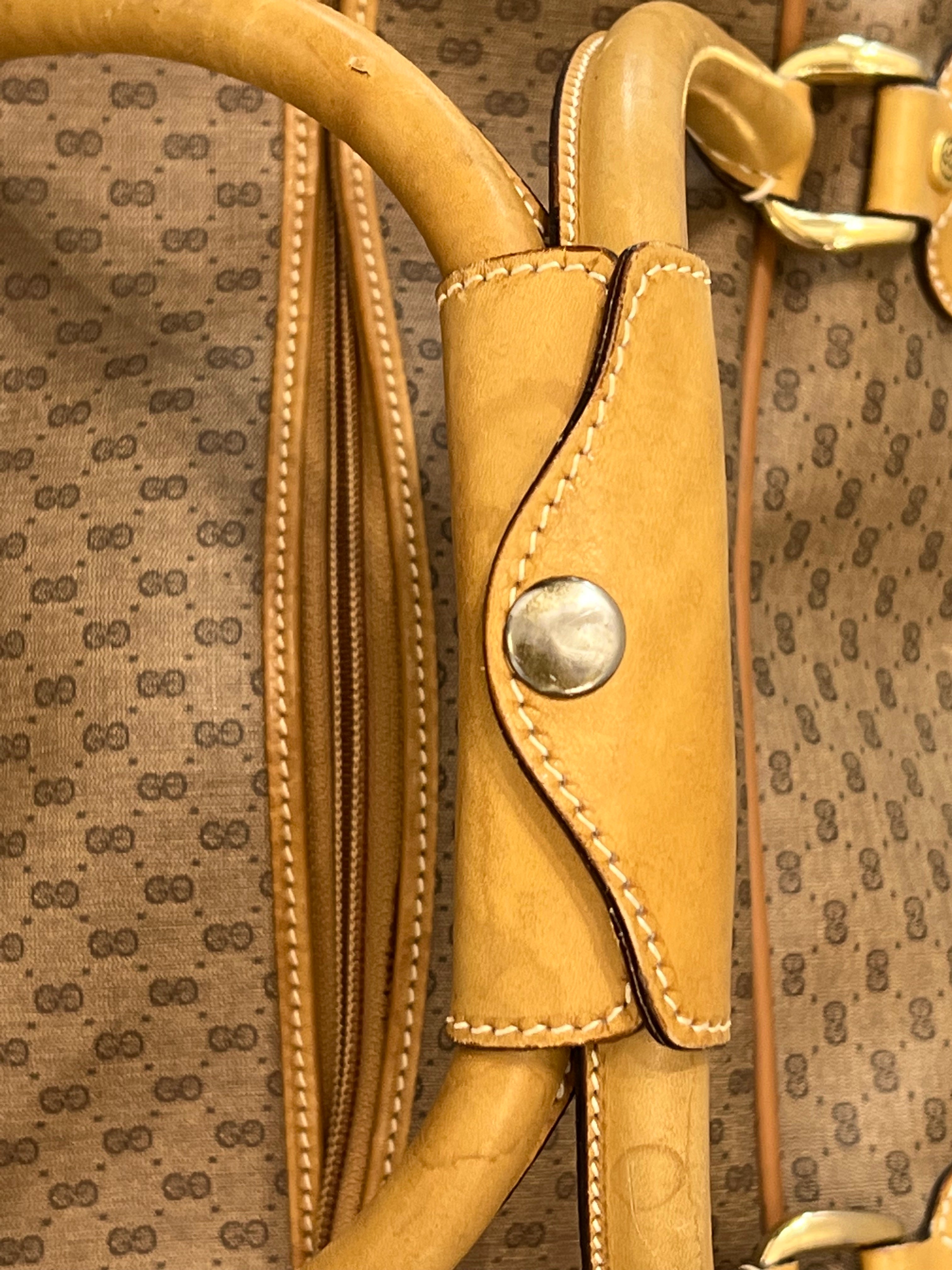 GUCCI GG VINTAGE DUFFLE BAG