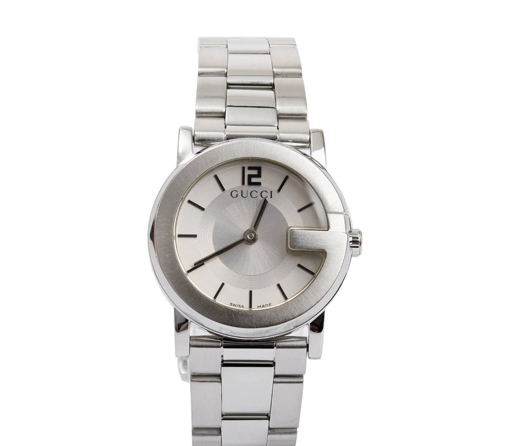 GUCCI 101 SERIES COLLECTION STAINLESS STEEL WATCH