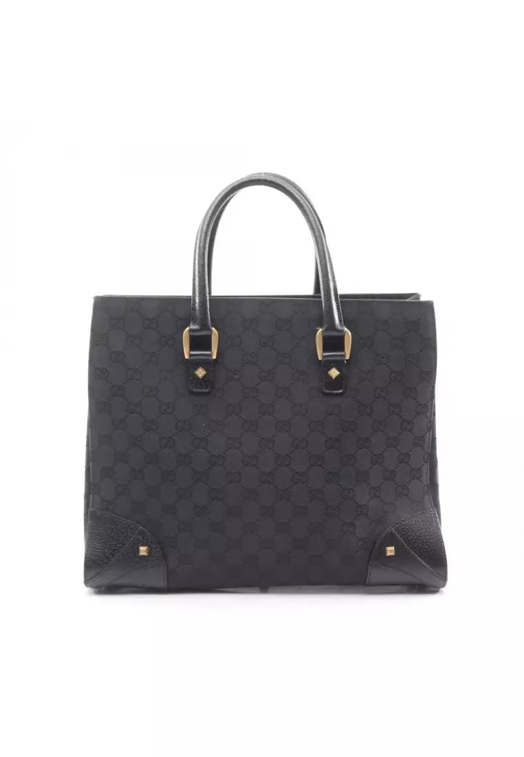 GUCCI GG CANVAS NAILHEAD TOTE BAG