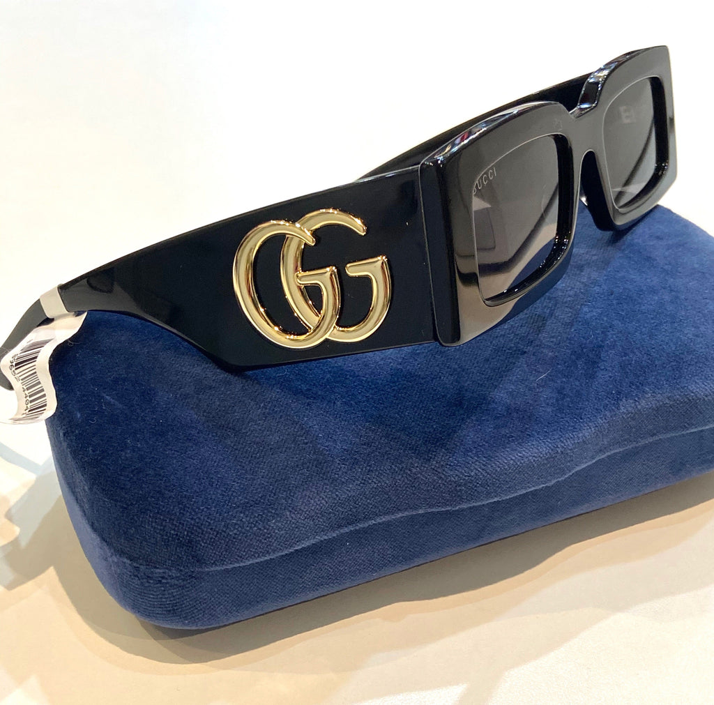 GUCCI RECTANGLE FRAME SUNGLASSES