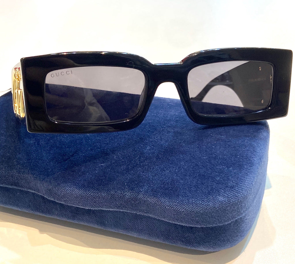 GUCCI RECTANGLE FRAME SUNGLASSES