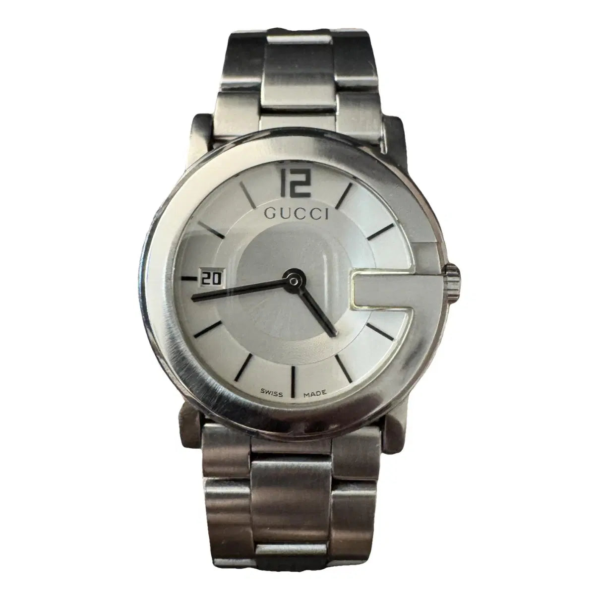GUCCI 101 SERIES COLLECTION STAINLESS STEEL WATCH