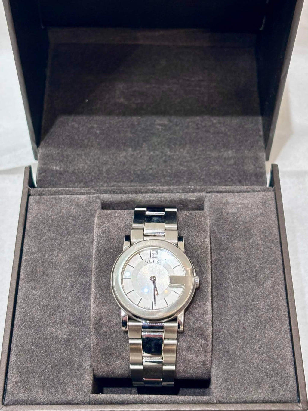 GUCCI 101 SERIES COLLECTION STAINLESS STEEL WATCH