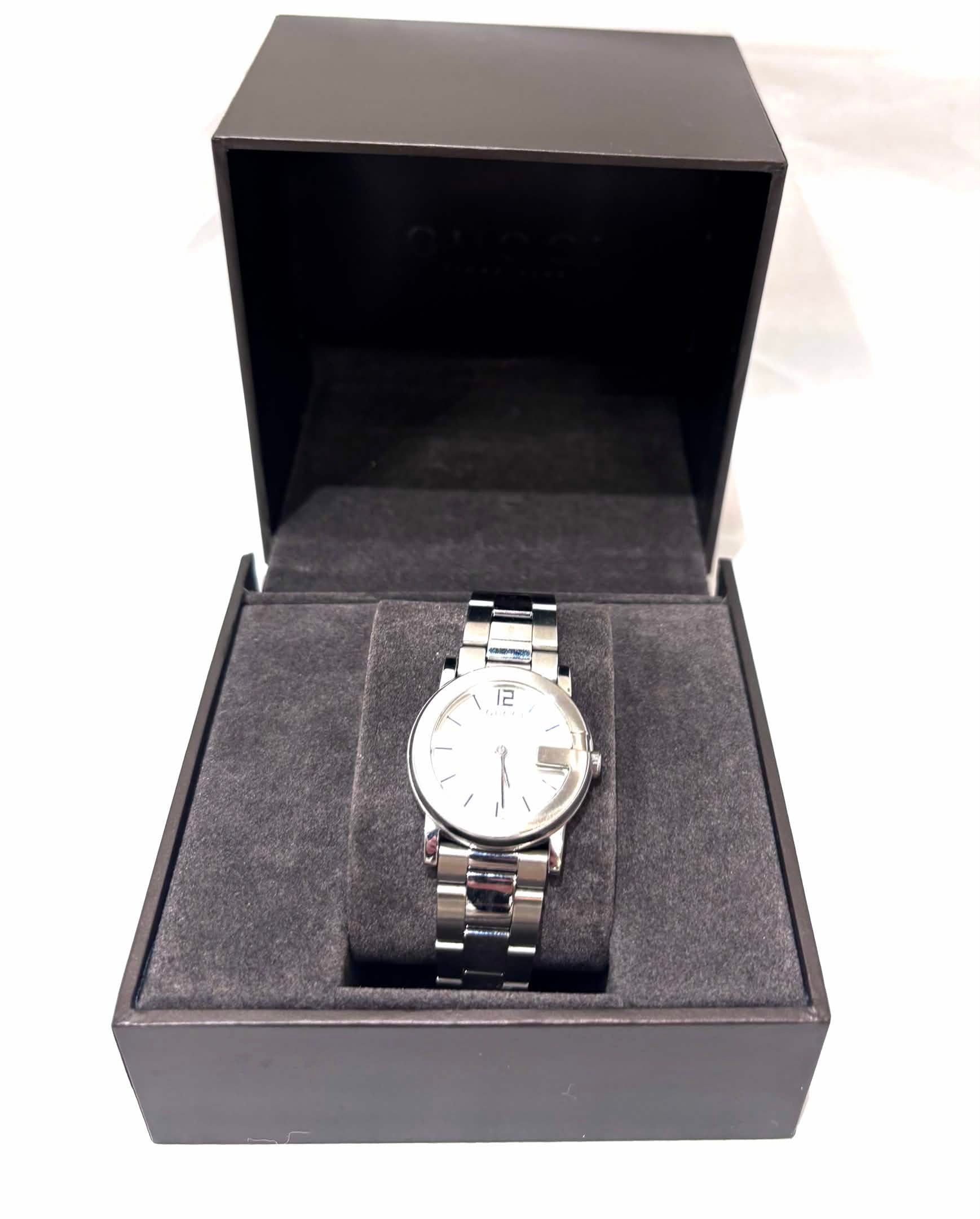GUCCI 101 SERIES COLLECTION STAINLESS STEEL WATCH