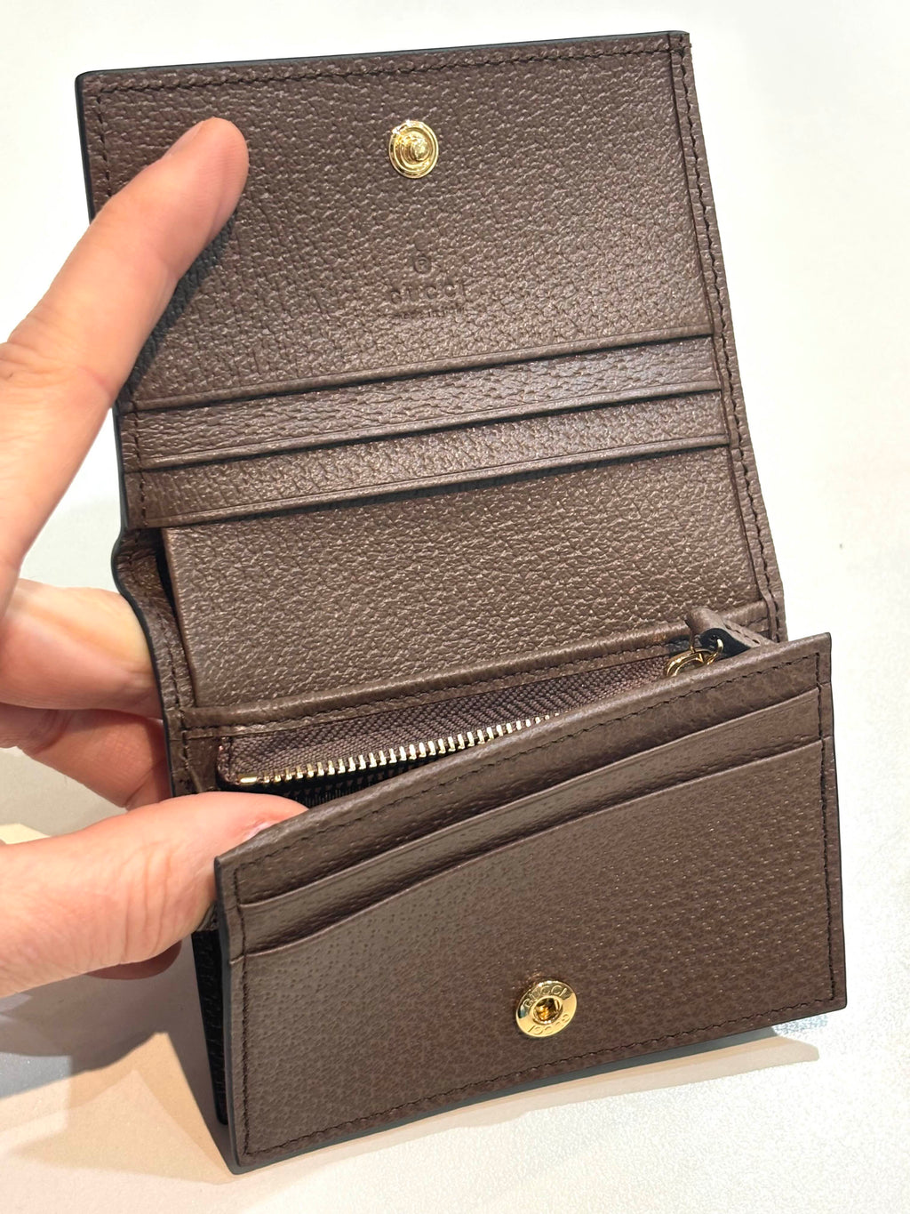 GUCCI BIFOLD GG CANVAS STRAWBERRY WALLET