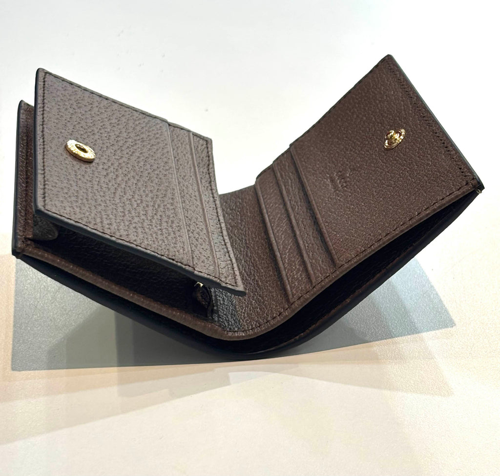 GUCCI BIFOLD GG CANVAS STRAWBERRY WALLET