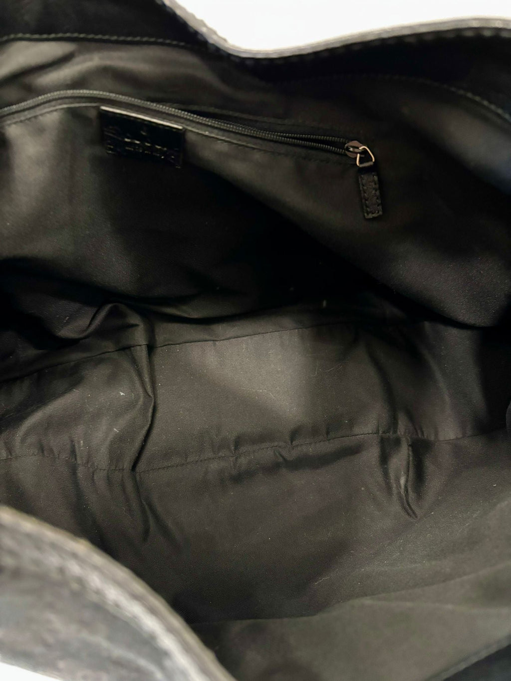 GUCCI GG MONOGRAM CANVAS AND LEATHER WEB HOBO BAG