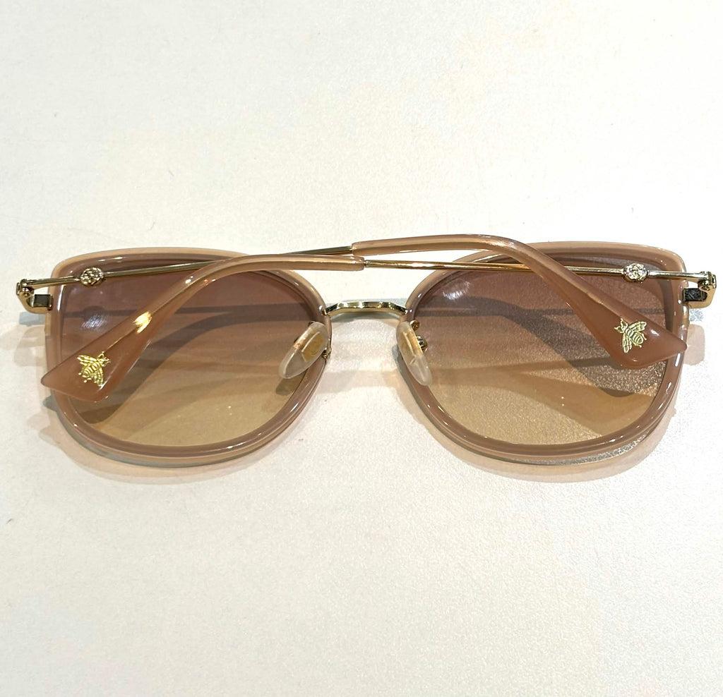 GUCCI GG0606SK-004 SQUARE RECTANGLE SUNGLASSES