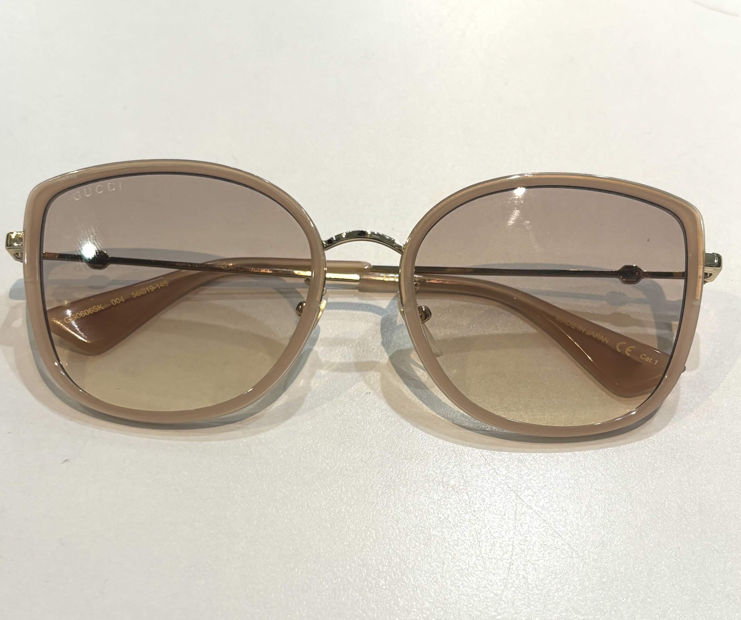 GUCCI GG0606SK-004 SQUARE RECTANGLE SUNGLASSES
