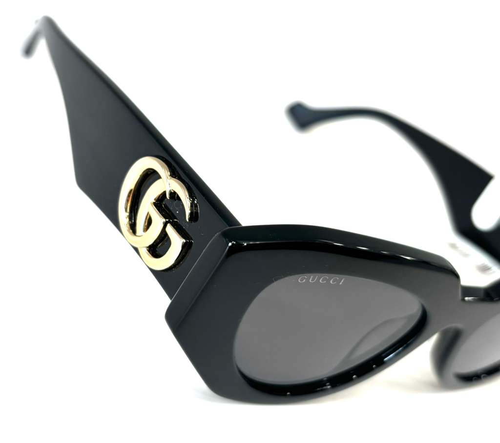 GUCCI GG1421S CAT EYE GEOMETRIC FRAME SUNGLASSES