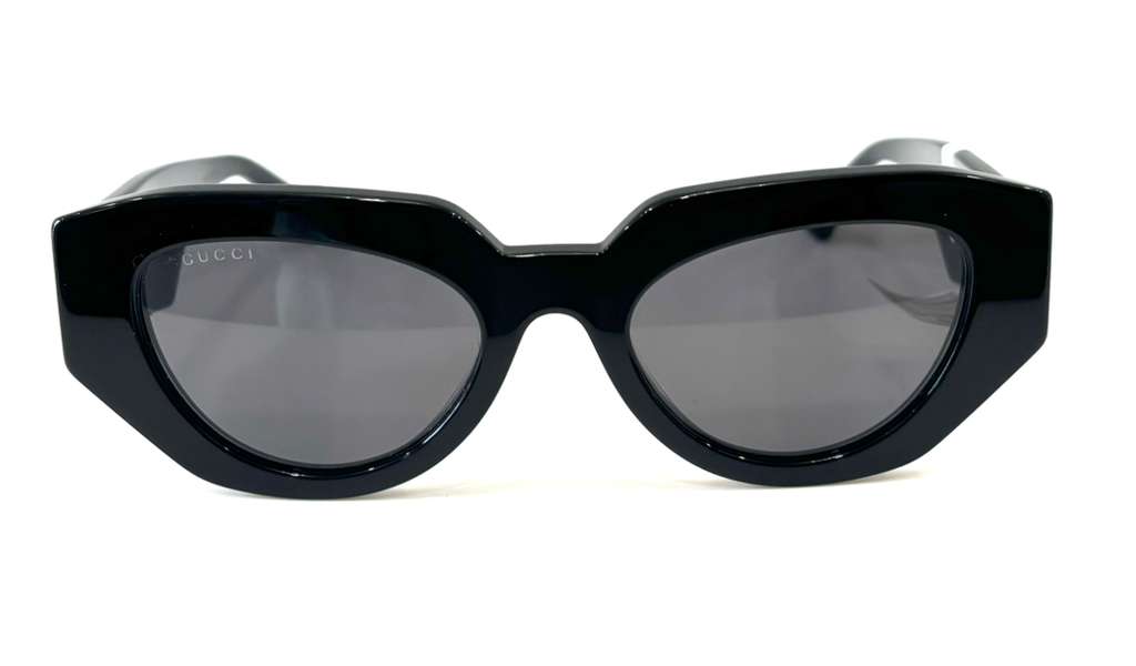 GUCCI GG1421S CAT EYE GEOMETRIC FRAME SUNGLASSES