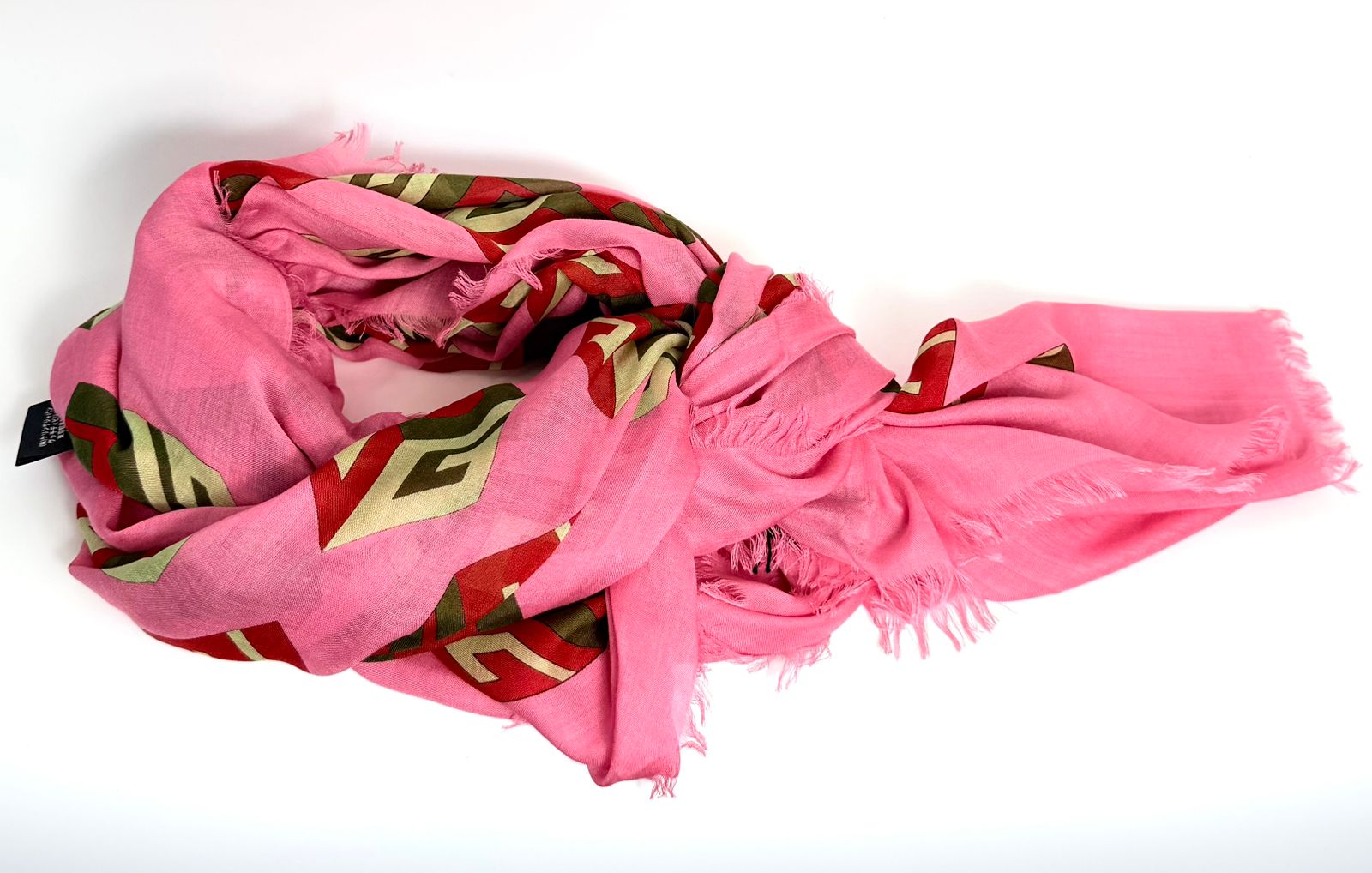 GUCCI GG CUBES SILK BLEND SCARF