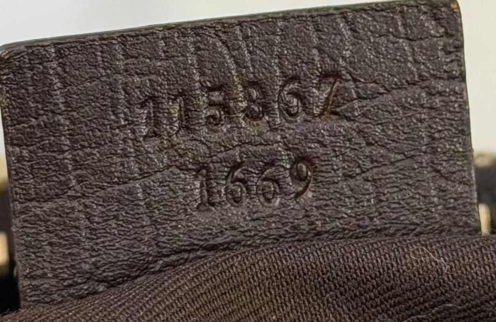 GUCCI GG MONOGRAM CANVAS MEDIUM HORSEBIT HOBO BAG