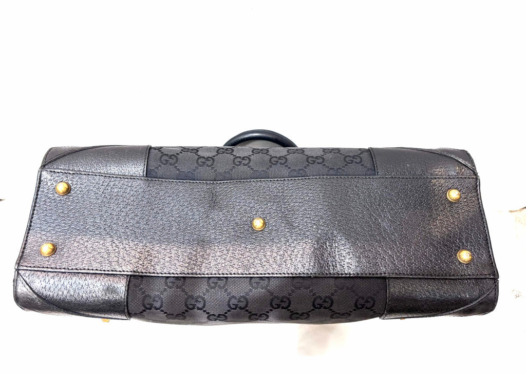 GUCCI GG CANVAS NAILHEAD TOTE BAG