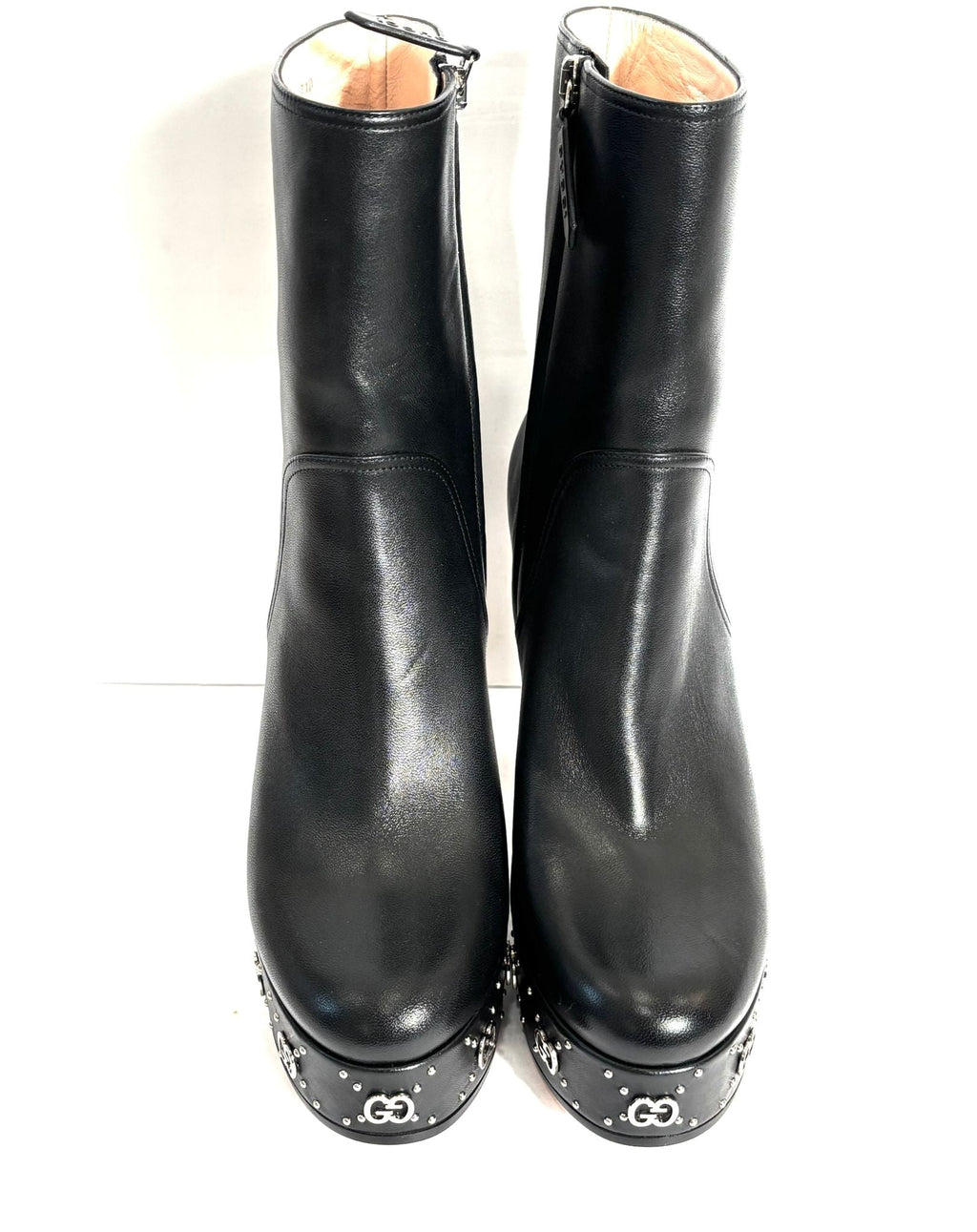 GUCCI GG LEATHER BOOTS