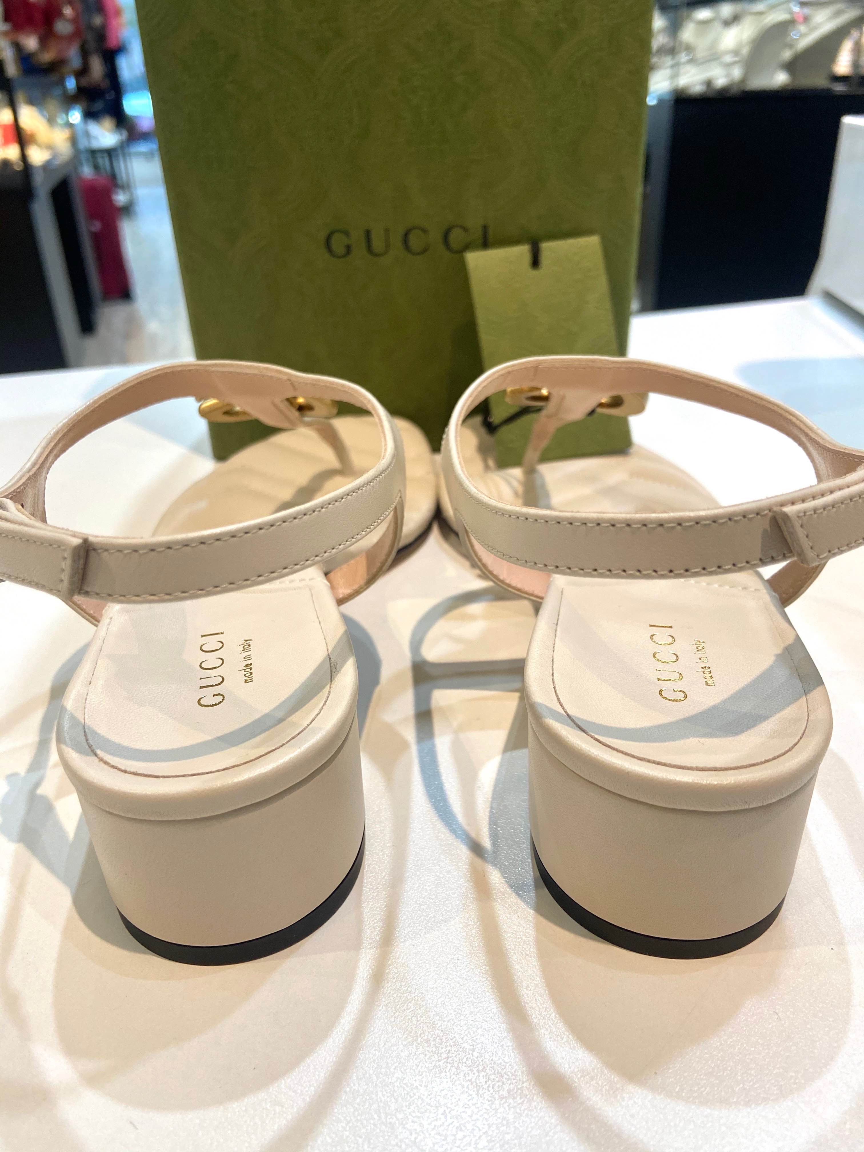 GUCCI GG MATELASSE SANDAL