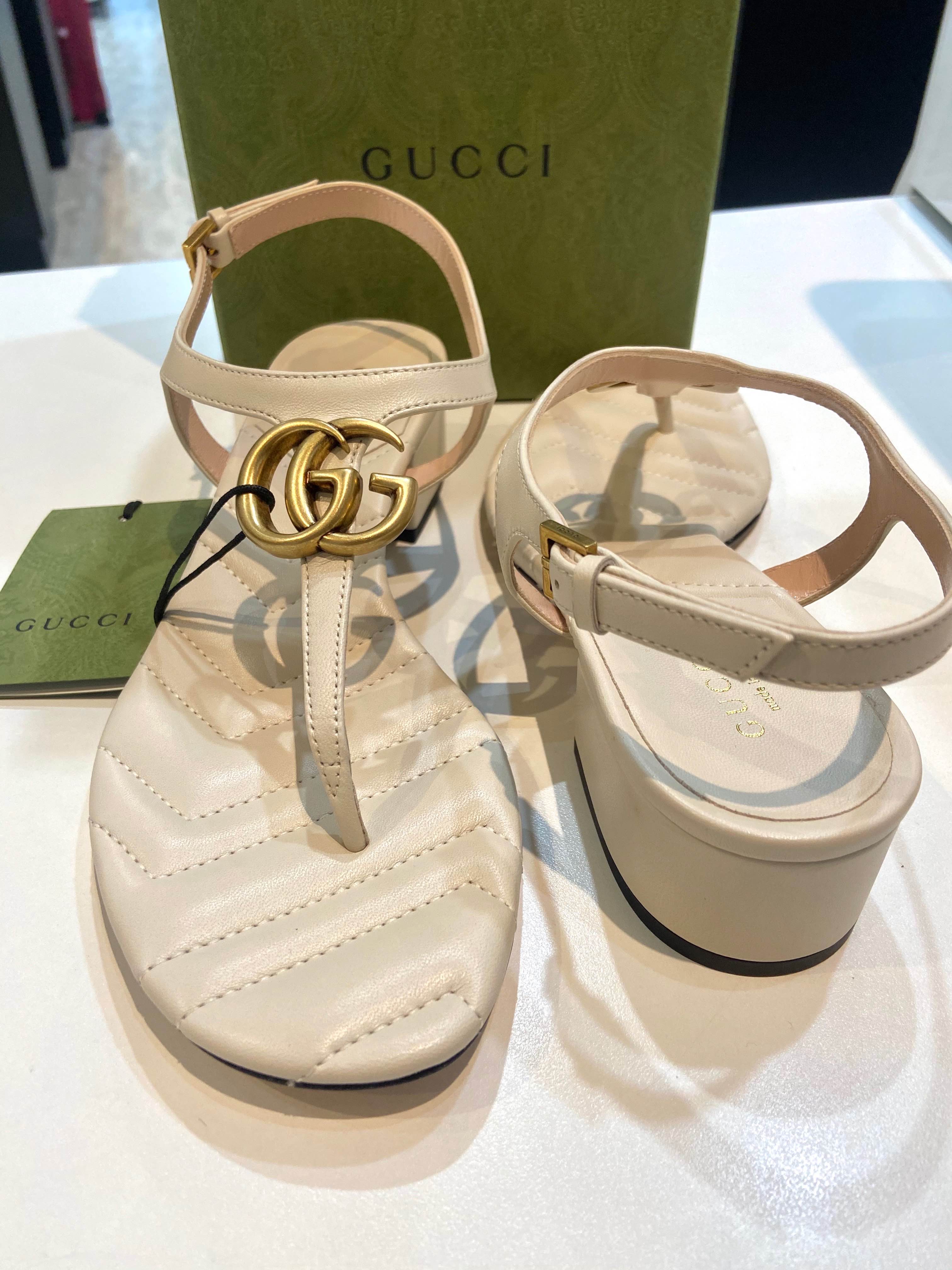 GUCCI GG MATELASSE SANDAL