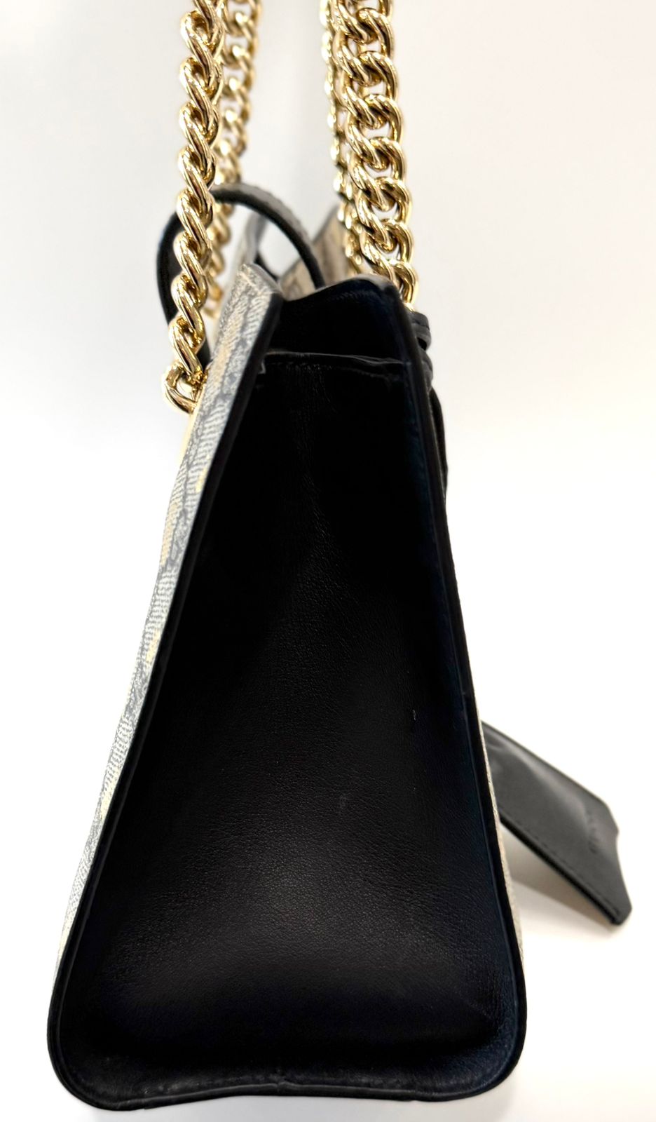 GUCCI GG SUPREME MONOGRAM BEES SMALL PADLOCK TOTE BAG