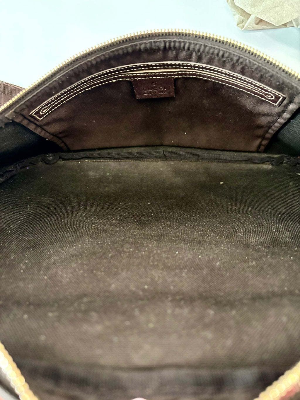 GUCCI GG SUPREME MONOGRAM LARGE BELT BAG