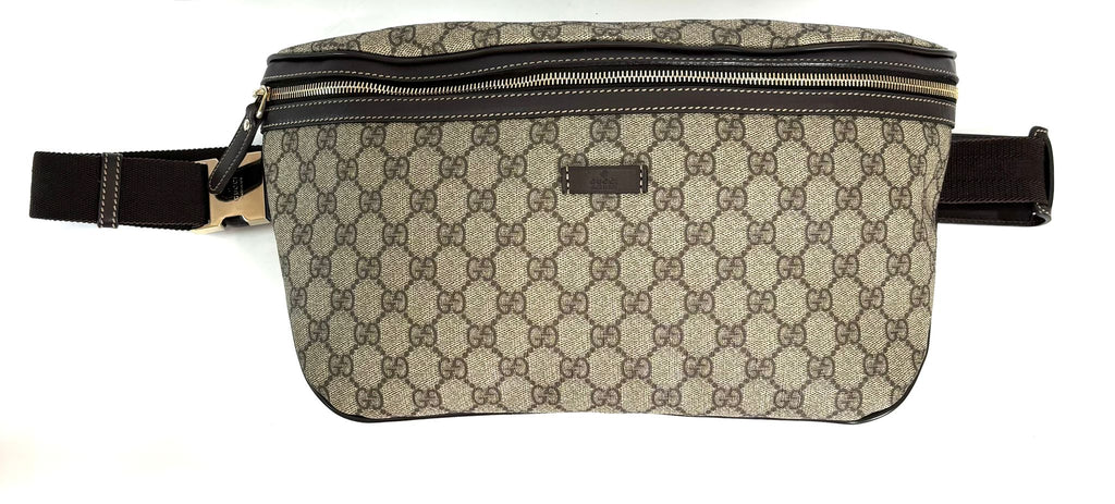 GUCCI GG SUPREME MONOGRAM LARGE BELT BAG