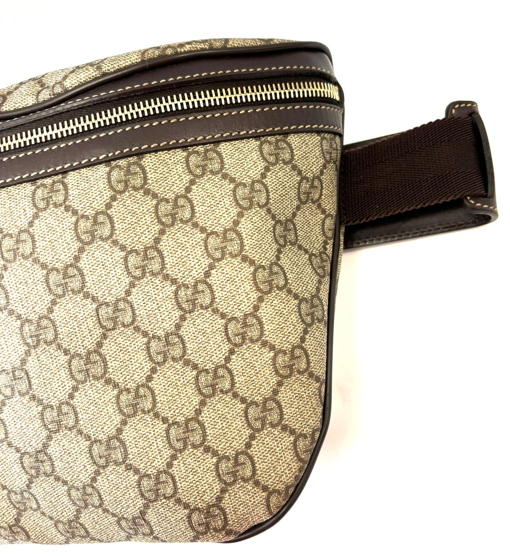 GUCCI GG SUPREME MONOGRAM LARGE BELT BAG