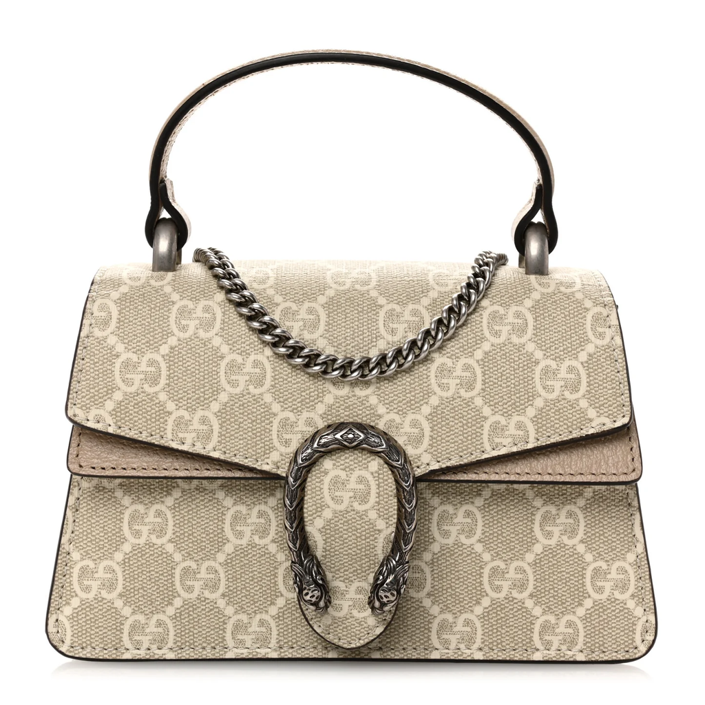 GUCCI GG SUPREME MONOGRAM MINI DIONYSUS TOP HANDLE BAG