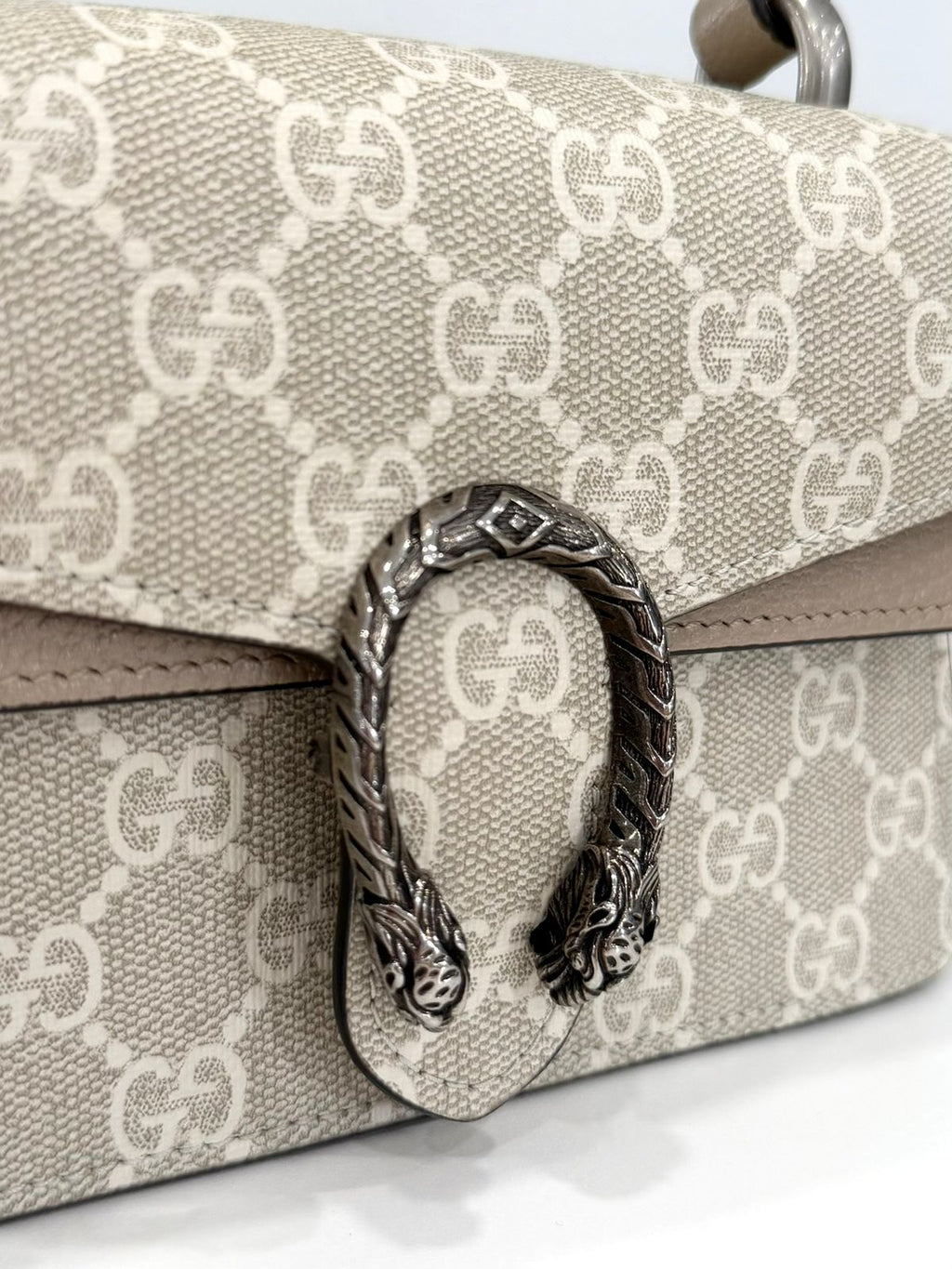 GUCCI GG SUPREME MONOGRAM MINI DIONYSUS TOP HANDLE BAG